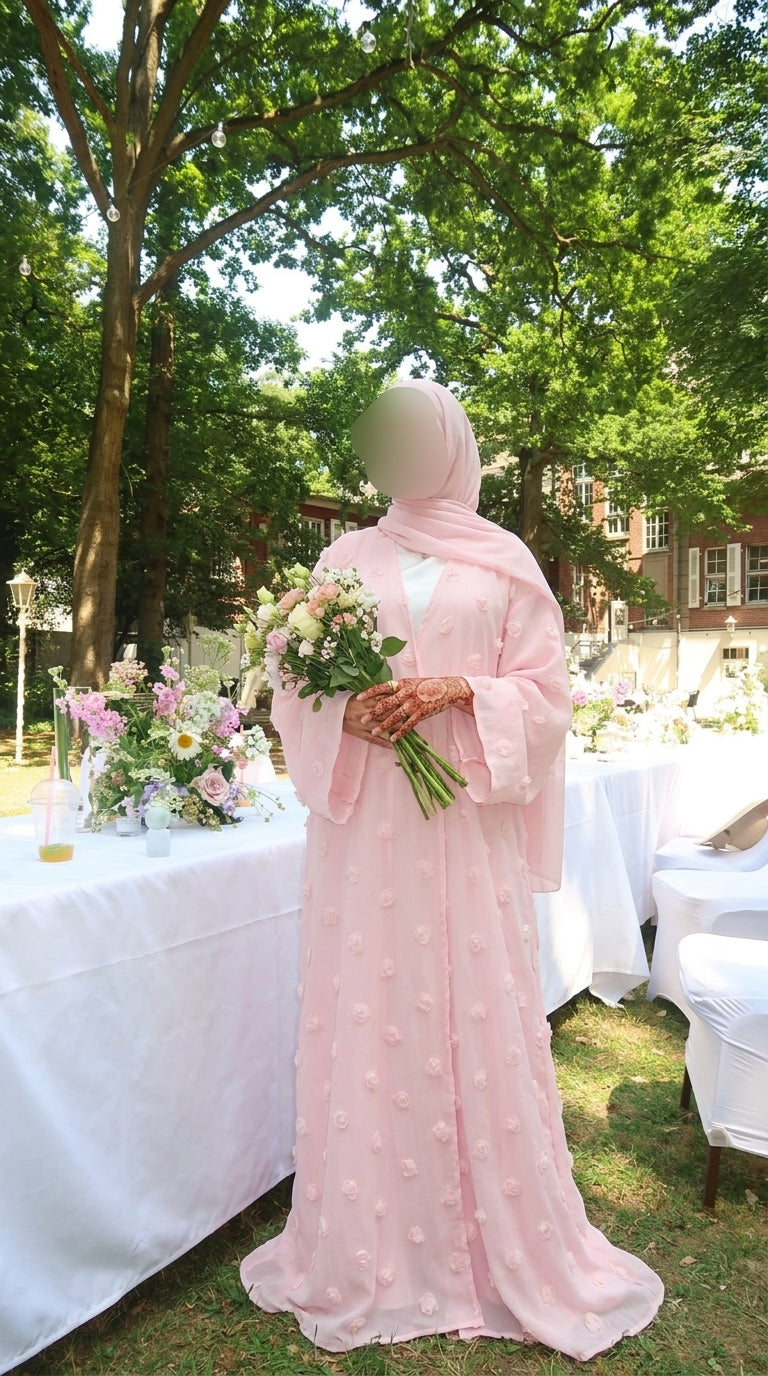 Sunday brunch - Pink abaya